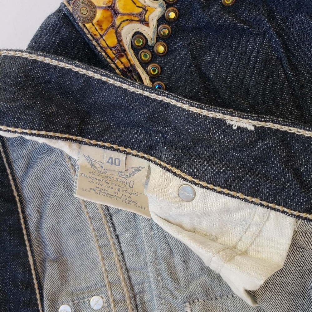 New Men's ROBIN'S JEAN sz 40 YELPYT Straight Jeans - Picture 7 of 8